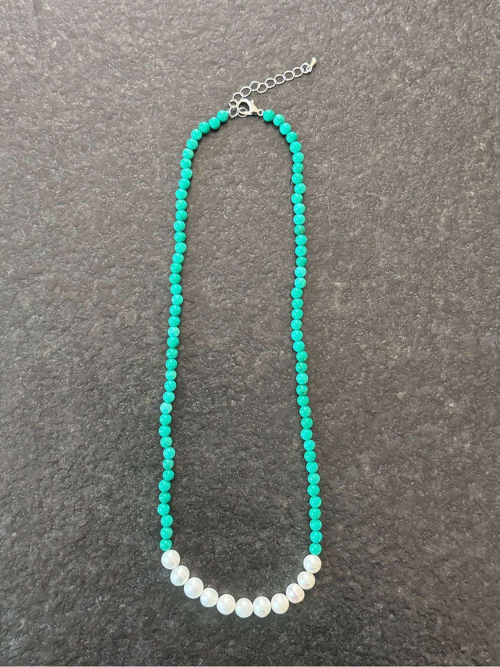 NWOT Tuckernuck Turquoise and Pearl Necklace